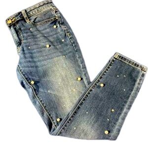 a.n.a. Pearl and Sparkle Skinny Jeans, Size *